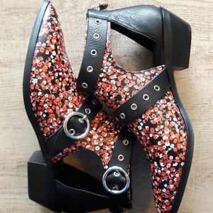 Rebecca Minkoff Kianna Cutout Floral Booties